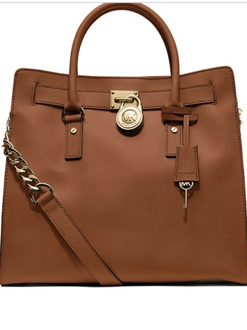 Michael Kors Large Hamilton Handbag + 2 WALLETS!
